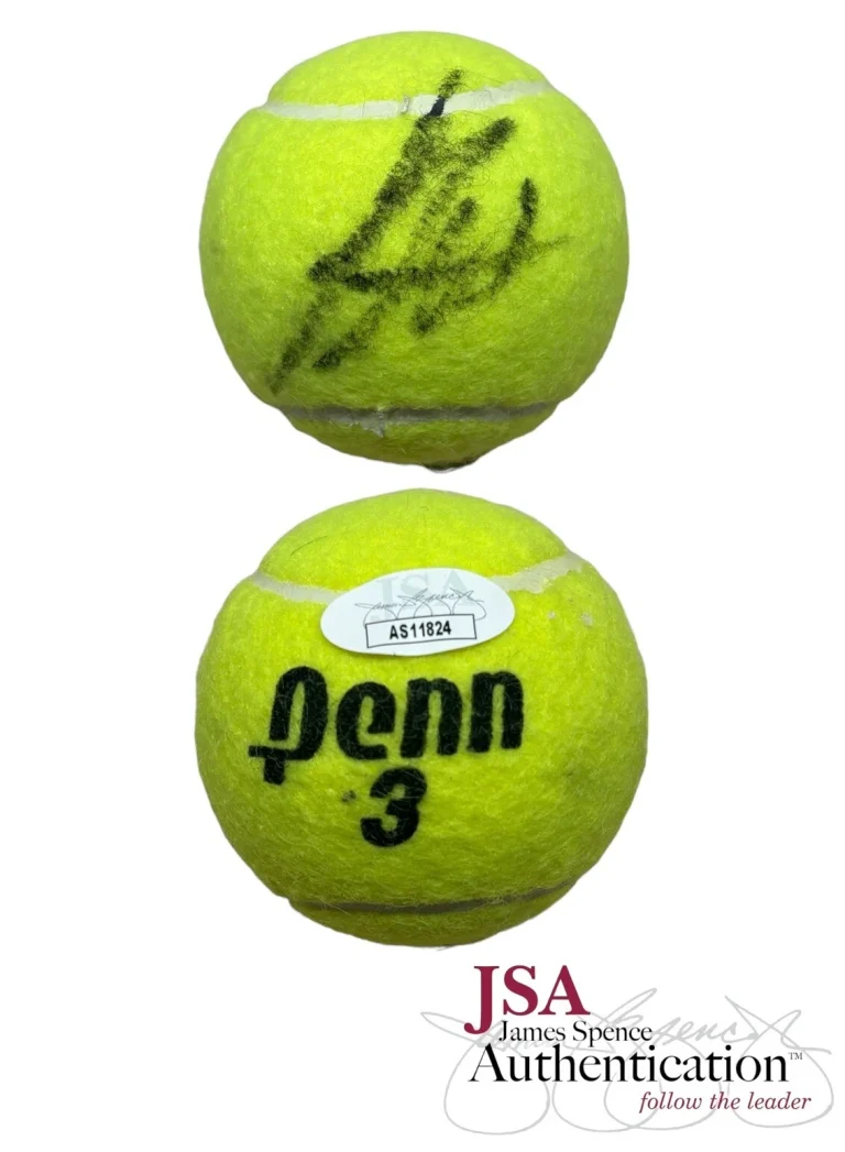 Felix Auger Aliassime Signed Tennis Ball JSA AUTO Wimbledon Australian US OPEN