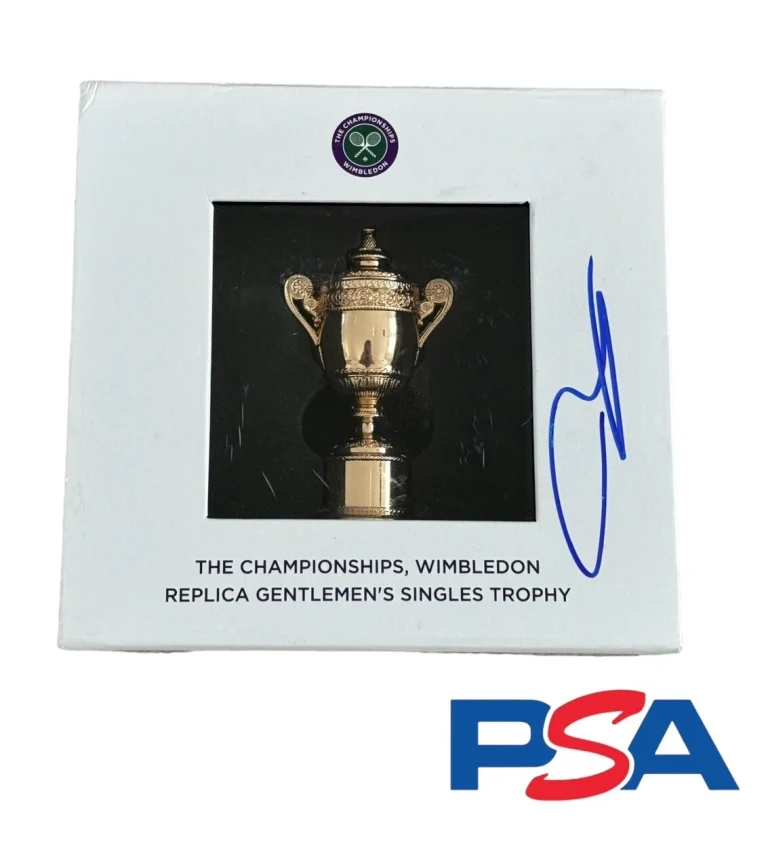 Andy Murray Signed The Championships Wimbledon Mini Trophy PSA AUTO 2013 2016