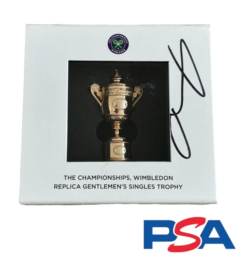 Andy Murray Signed The Championships Wimbledon Mini Trophy PSA AUTO 2013 2016