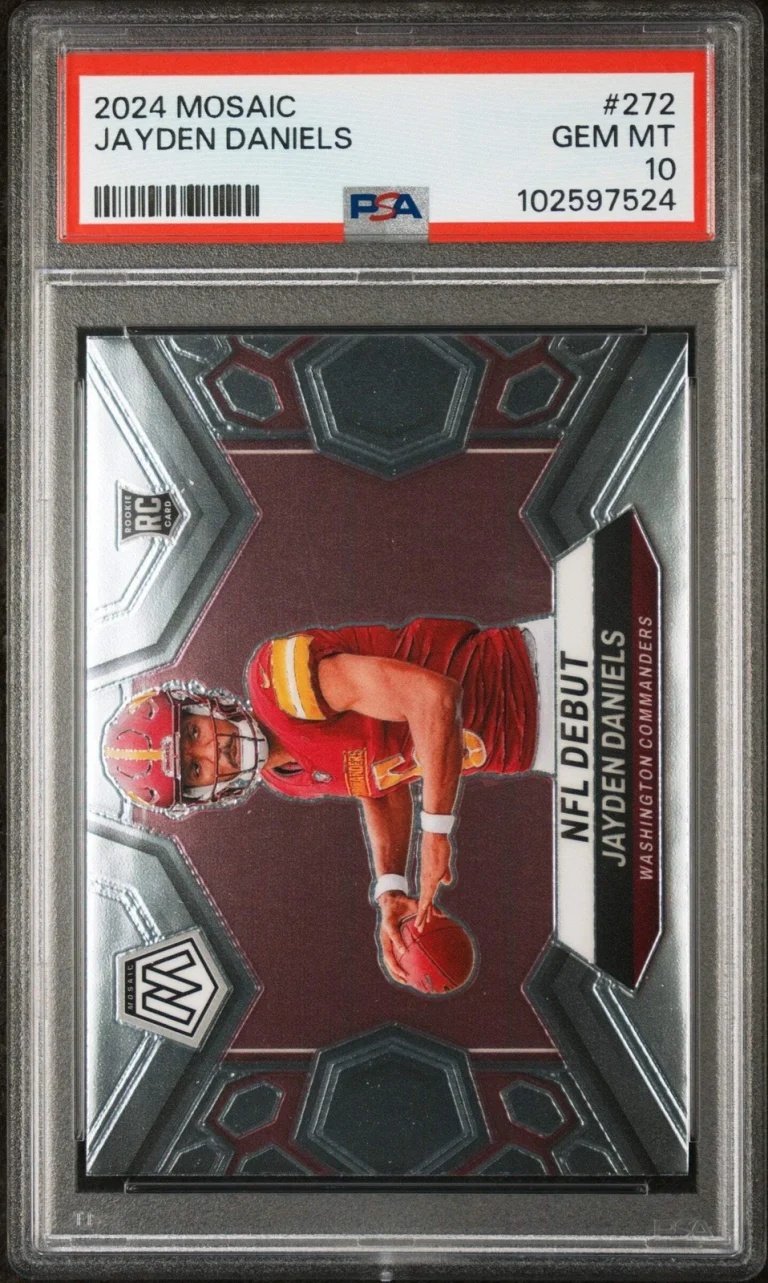 Graded 2024 Panini Mosaic Jayden Daniels #272 Rookie RC Card PSA 10 Gem Mint