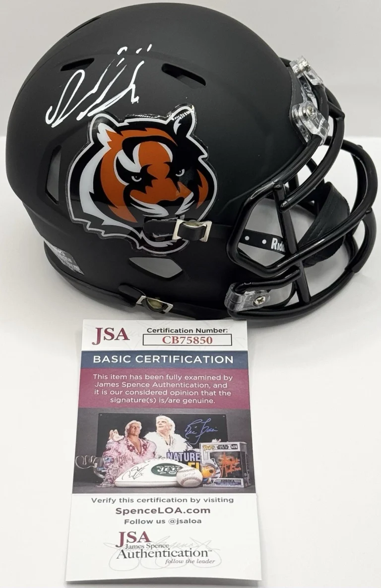 Shemar Stewart Signed Autographed Cincinnati Bengals Mini Helmet JSA COA