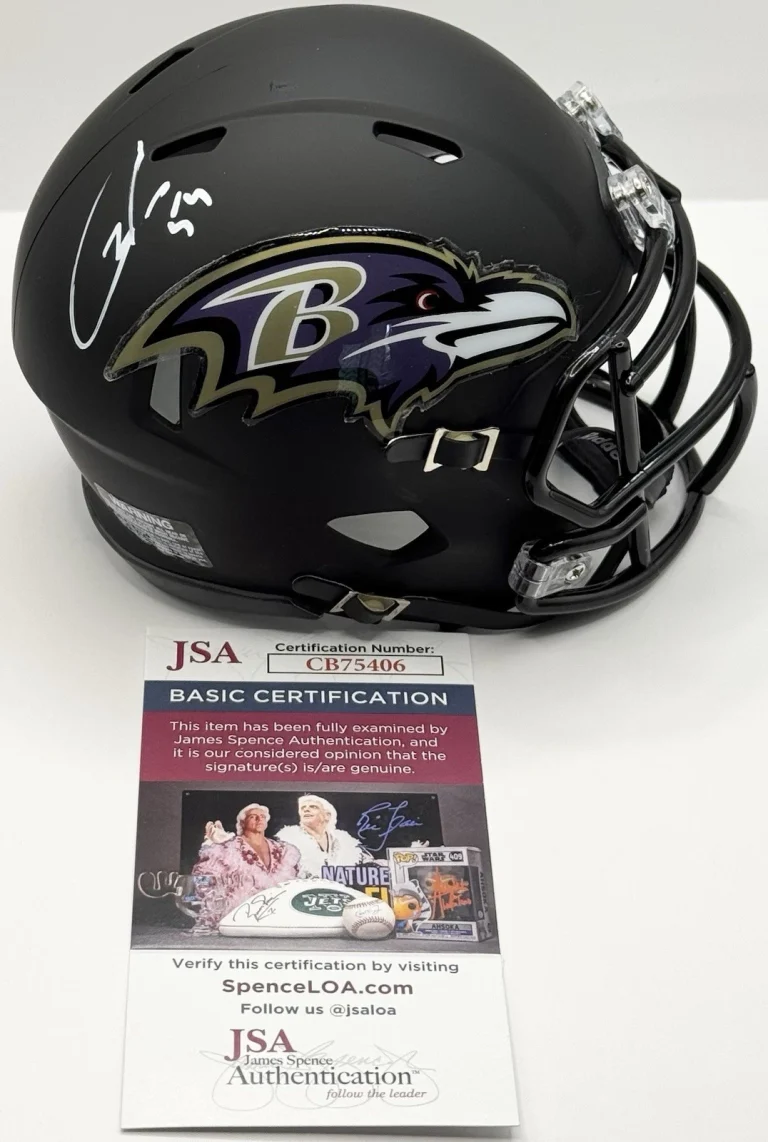 Zachary Orr Signed Autographed Baltimore Ravens Mini Helmet JSA COA