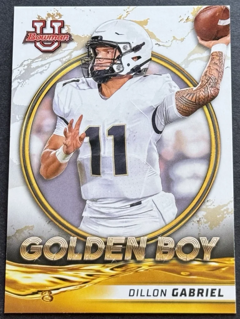 2022 Bowman Chrome U Dillon Gabriel Golden Boy Insert GB-8 Oklahoma Oregon