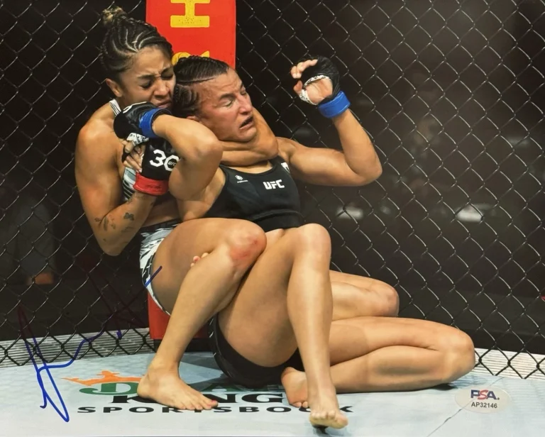 Jaqueline Amorim Signed Autographed UFC Fighter 8x10 Photo PSA/DNA COA