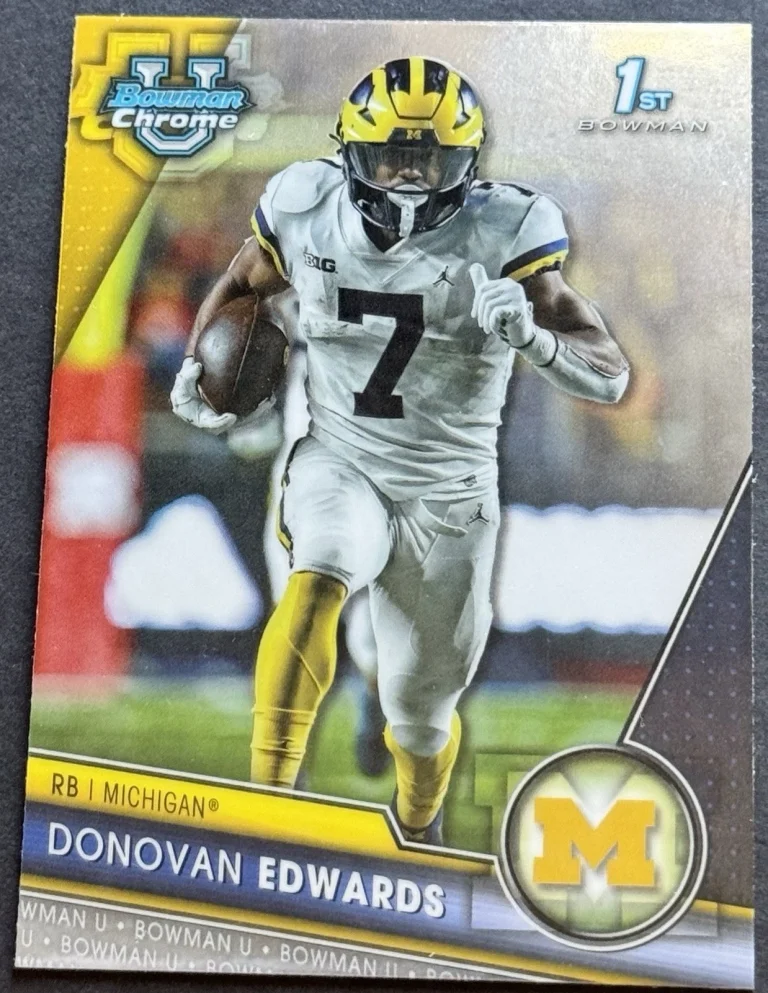 Donovan Edwards 1st - 2023 Bowman U Chrome #42 Michigan