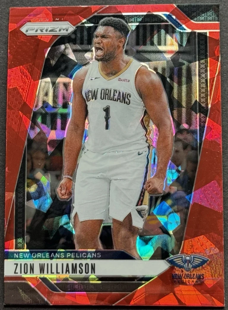 2024-25 Panini Prizm - Zion Williamson #10 - Red Cracked Ice Prizm