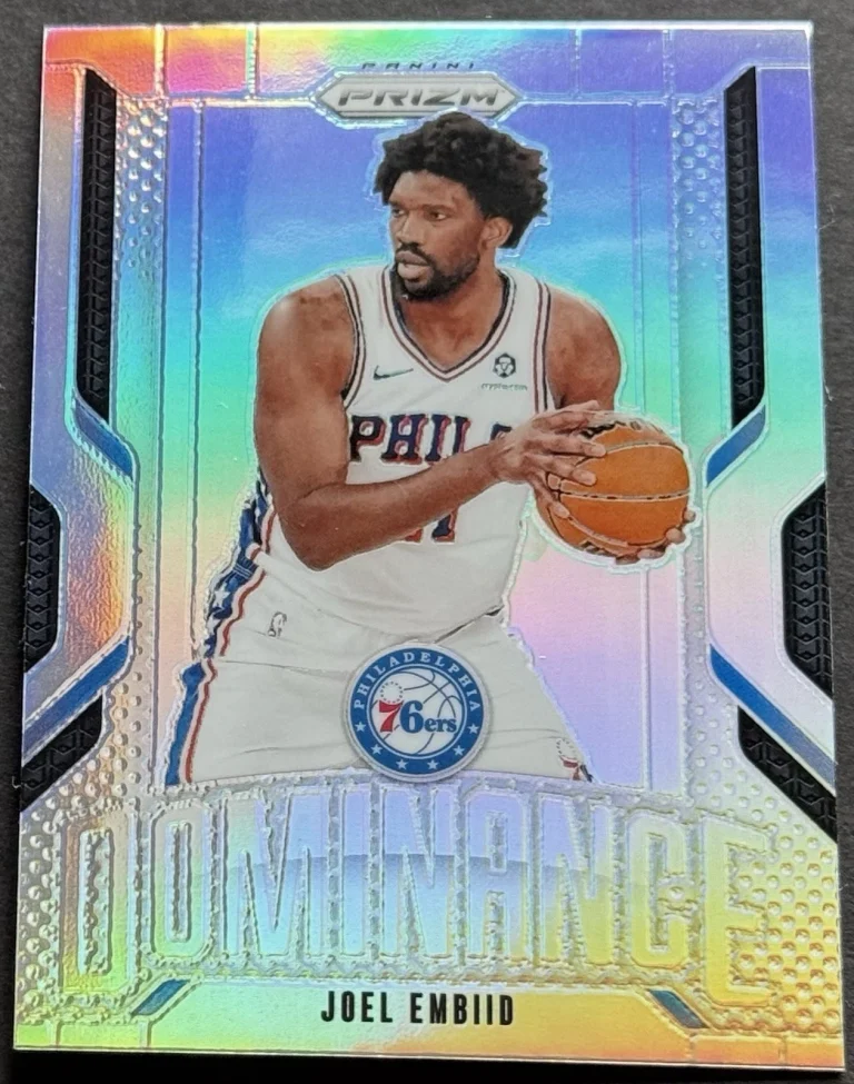 2024-25 Panini Prizm - Joel Embiid Dominance Insert Silver Prizm #10