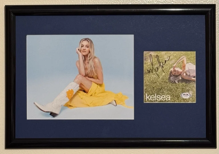 Kelsea Ballerini Signed Autographed Framed Kelsea Cd Cover Psa/Dna 12x18