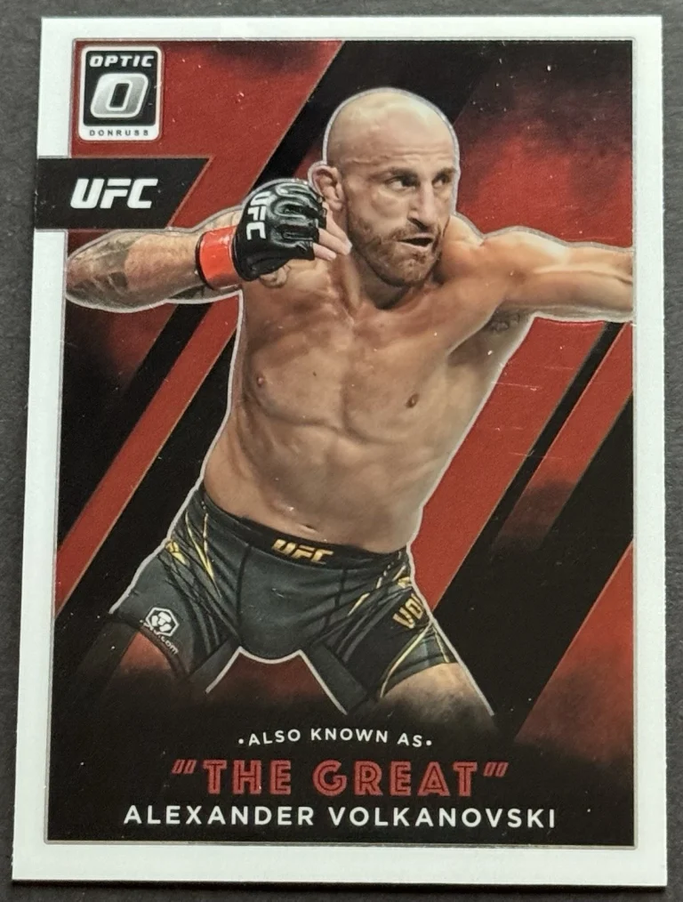 2022 Donruss Optic UFC Also Known As #4 The Great Alexander Volkanovski