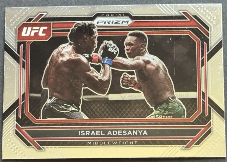 2023 Prizm UFC Base Horizontal #82 Israel Adesanya - Middleweight