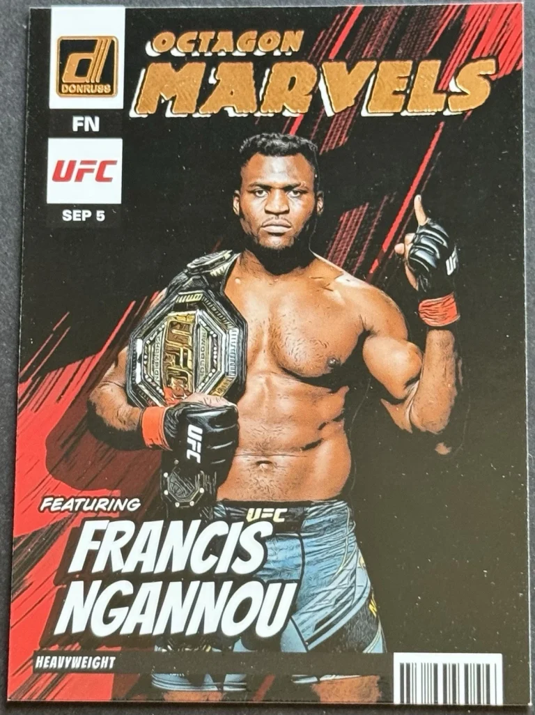 Francis Ngannou 2023 Donruss UFC Octagon Marvels #13