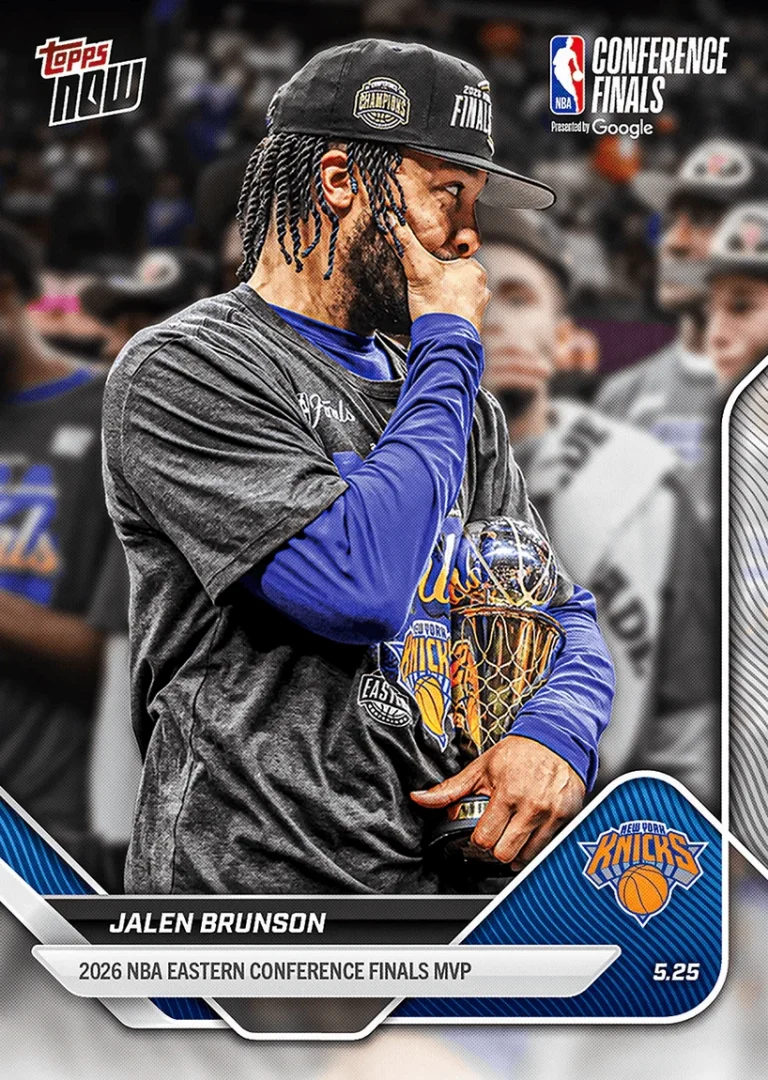 2025 Topps Now Jalen Brunson #321 New York Knicks Basketball Card