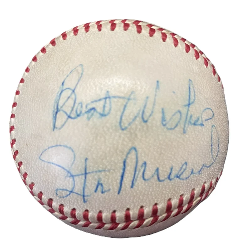 Stan Musial Vintage Signed ONL Giles Baseball Rookie Era HOF JSA COA