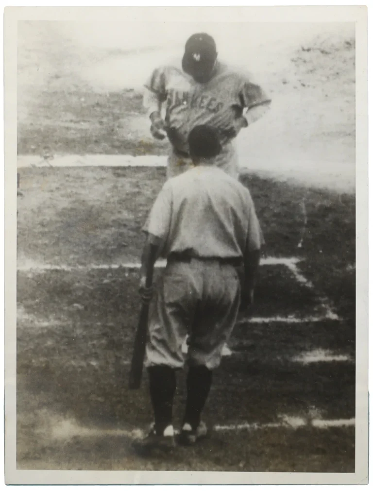 Babe Ruth 1928 World Series Game 4 3 HR Original Type I 6.5x8 Photo PSA DNA