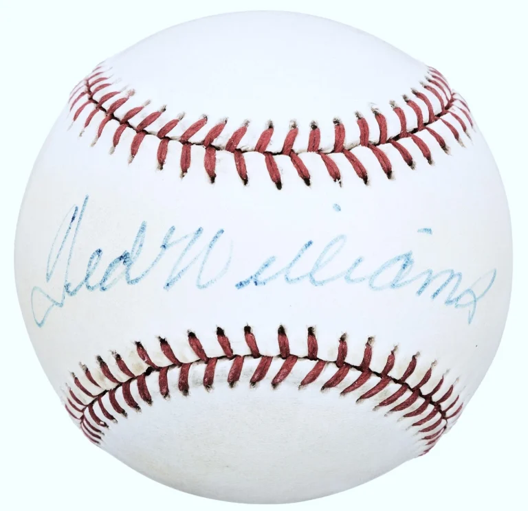 Ted Williams Signed Auto Vintage OAL MacPhail Baseball Red Sox HOF GRAD