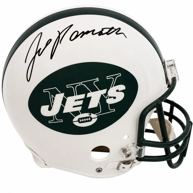 Joe Namath Signed Auto Proline Full Size Jets Helmet Steiner Online Authentics