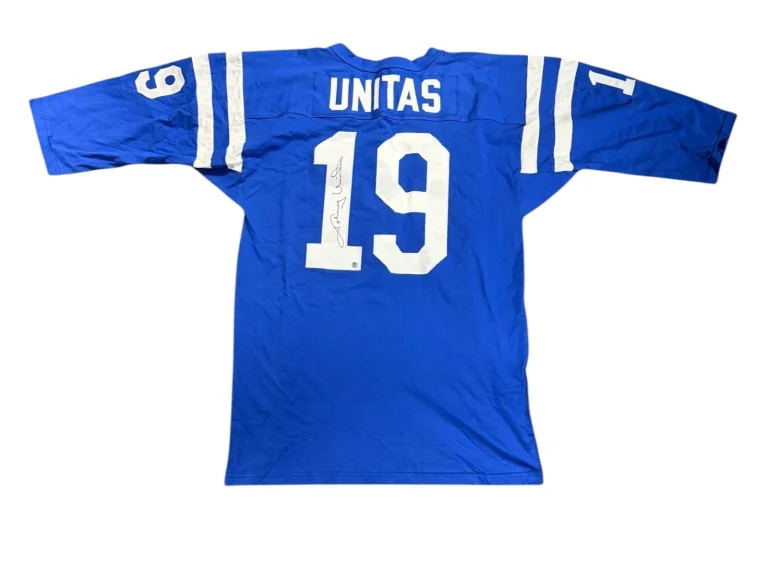 Johnny Unitas Signed Auto Baltimore Colts Jersey NFL HOF GRAD