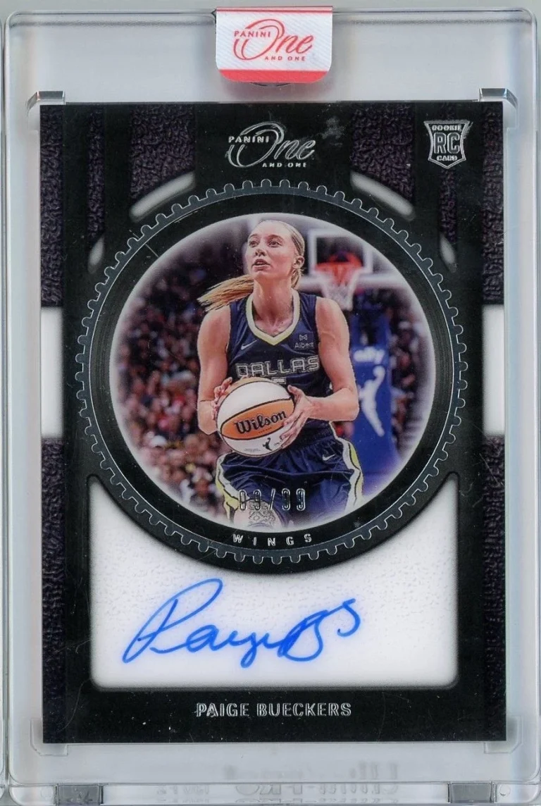 2025 Panini One and One WNBA Paige Bueckers #SSPB Auto /99 Rookie RC Card