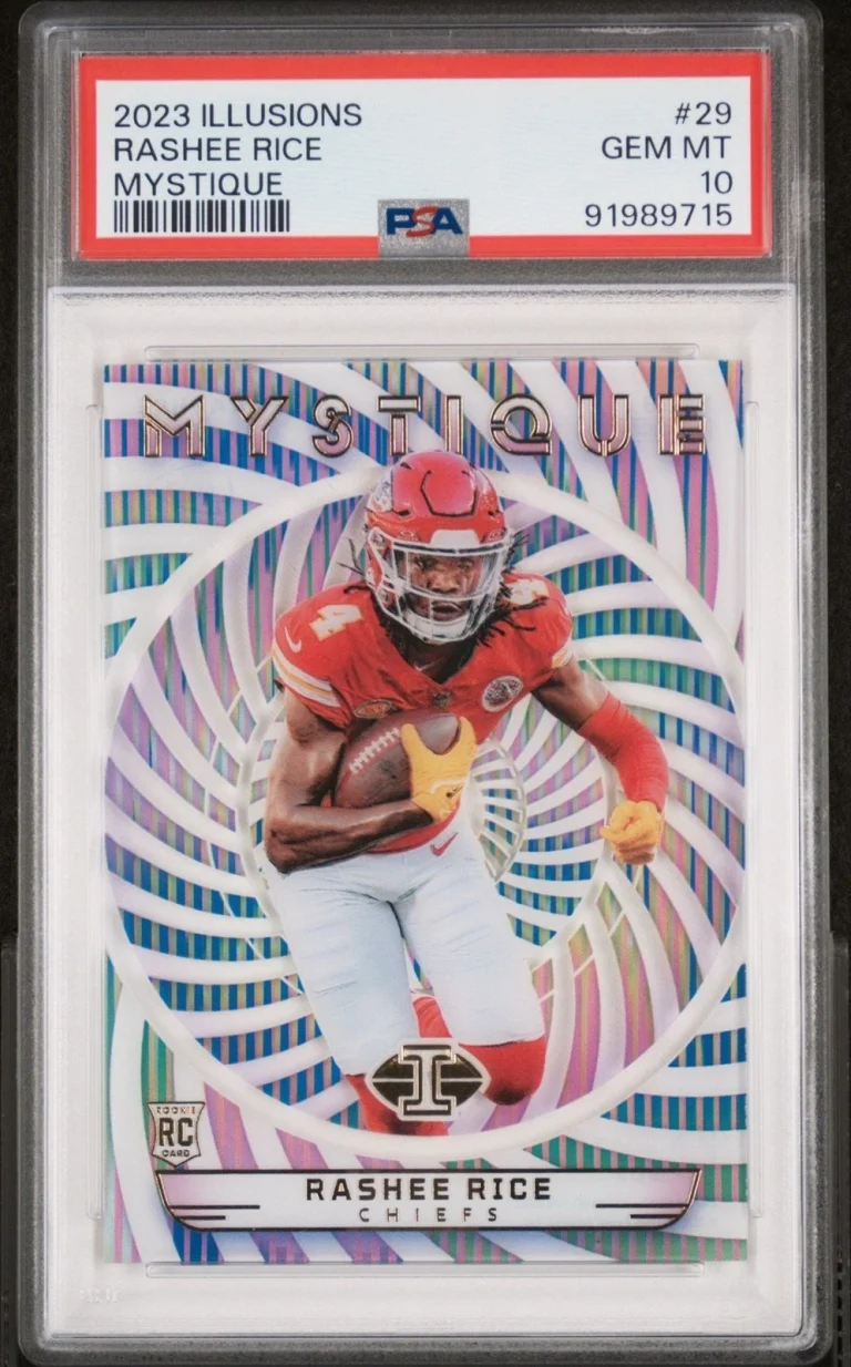 Graded 2023 Panini Illusions Rashee Rice #29 Mystique Rookie RC Card PSA 10