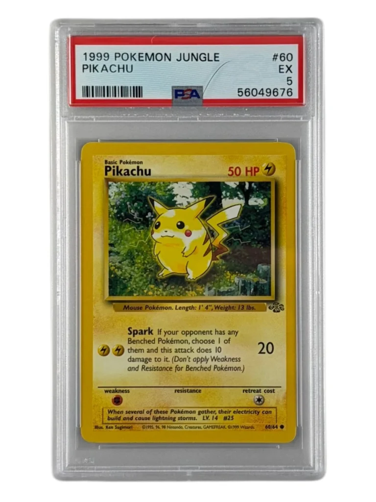 1999 Pokemon Jungle Pikachu 60 PSA 5