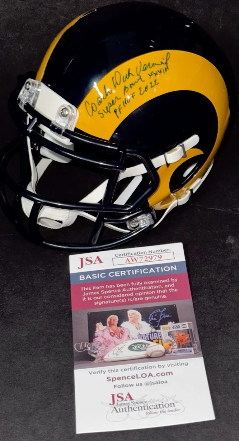 Dick Vermeil Signed Autographed St Louis Rams Mini Helmet JSA COA