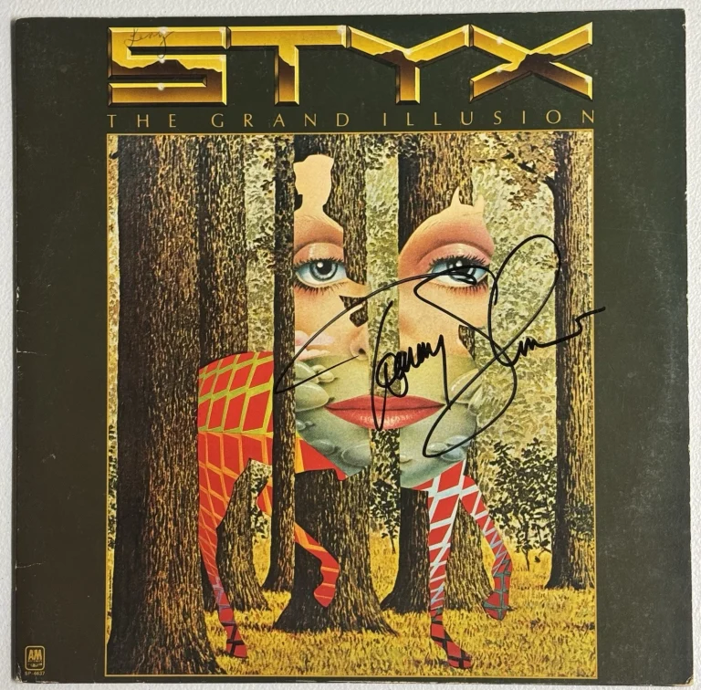 Tommy Shaw Signed Autographed Styx The Grand Illusion Vinyl Album PSA/DNA Coa