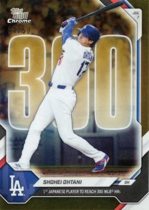 2026 Topps Now Shohei Ohtani #428 Gold Chrome /50 Baseball Card