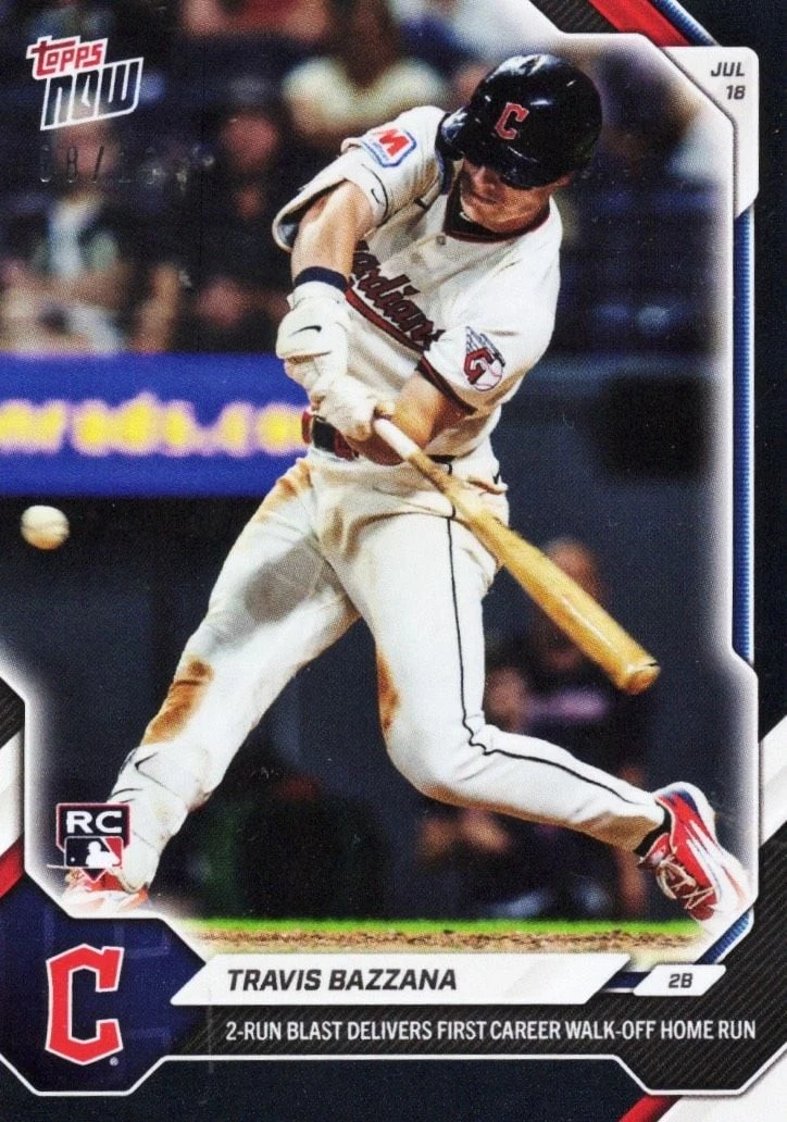 2026 Topps Now Travis Bazzana #462 Black Foil /10 Rookie Baseball Card