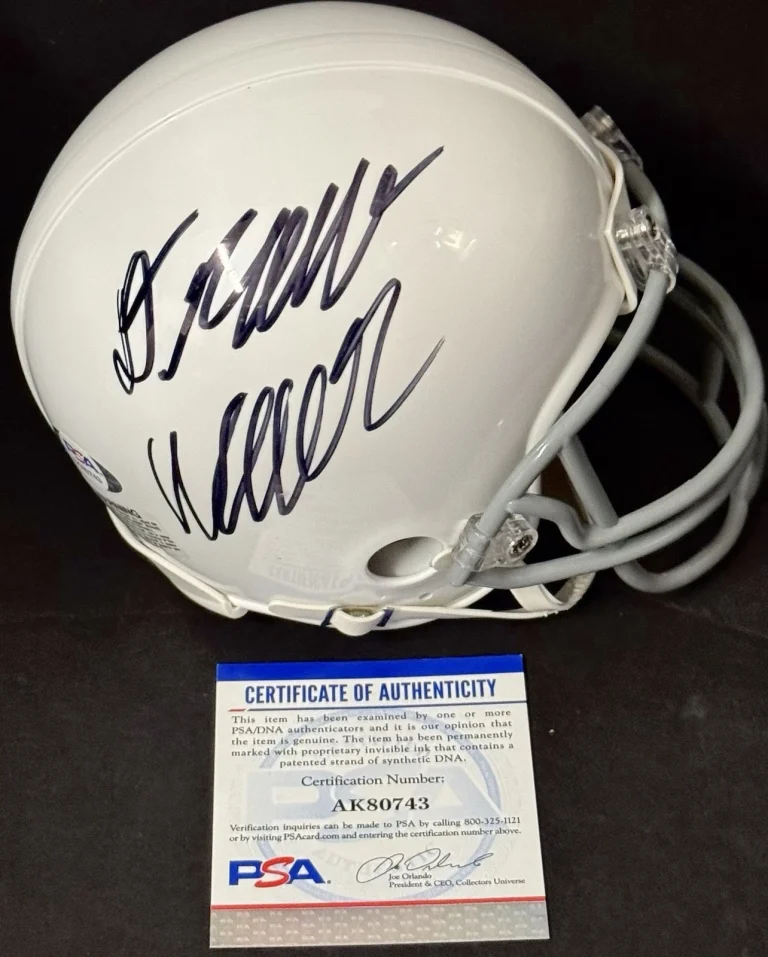 Drew Allar Signed Autographed Penn State Nittany Lions Mini Helmet PSA/DNA