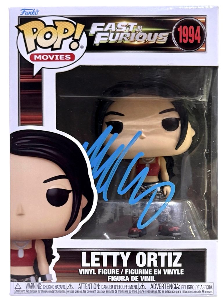 Michelle Rodriguez The Fast and the Furious Letty Ortiz Funko Pop #1994 BAS COA