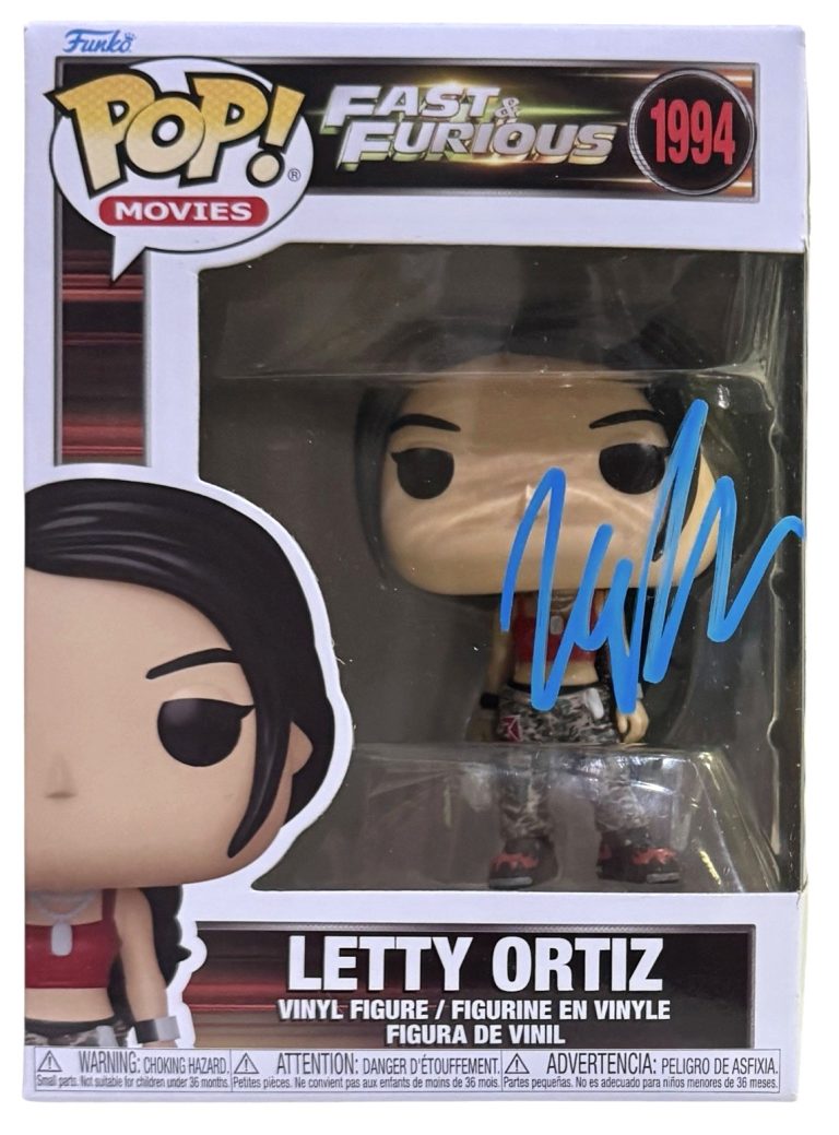 Michelle Rodriguez The Fast and the Furious Letty Ortiz Funko Pop #1994 BAS COA