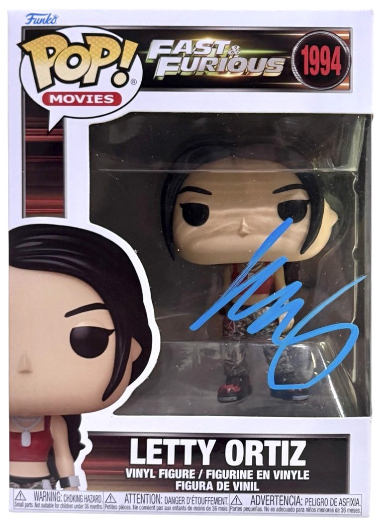 Michelle Rodriguez The Fast and the Furious Letty Ortiz Funko Pop #1994 BAS COA
