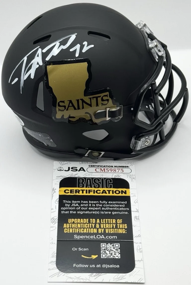 Terron Armstead Signed Autographed New Orleans Saints Mini Helmet JSA COA