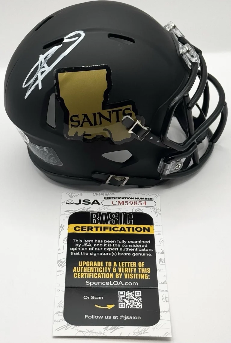 Alvin Kamara Signed Autographed New Orleans Saints Mini Helmet JSA COA