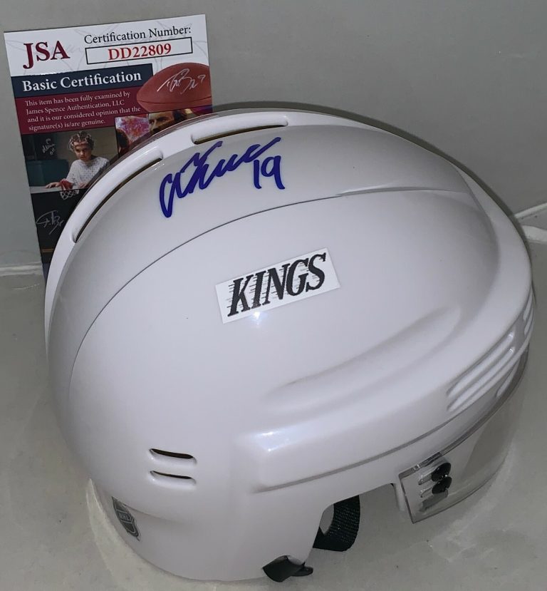 Alex Turcotte USA signed LA Los Angeles Kings mini helmet autographed JSA