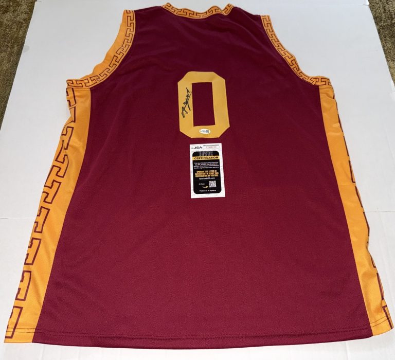 Alijah Arenas USC Trojans signed Custom jersey autographed JSA