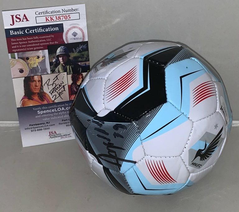 Angelo Rodriguez signed Minnesota United FC mini Soccer Ball autographed JSA
