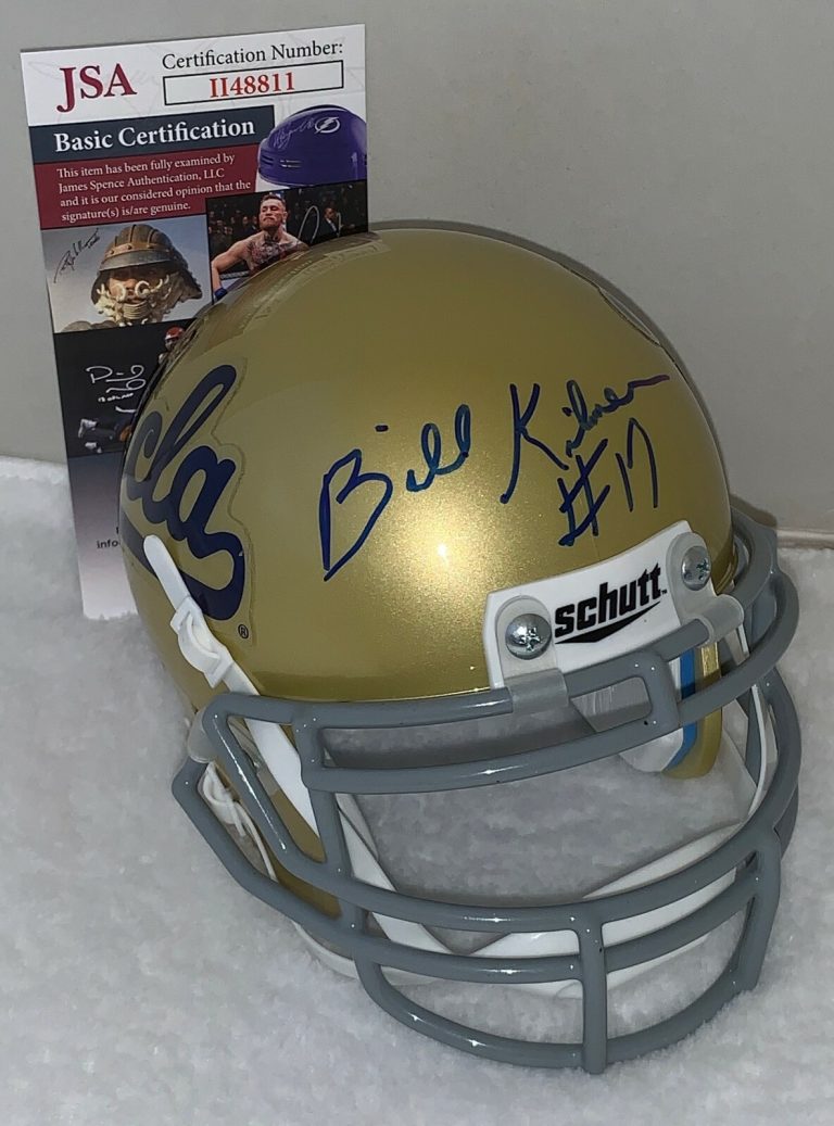 Billy Kilmer Washington Redskins signed UCLA Bruins mini helmet autographed JSA