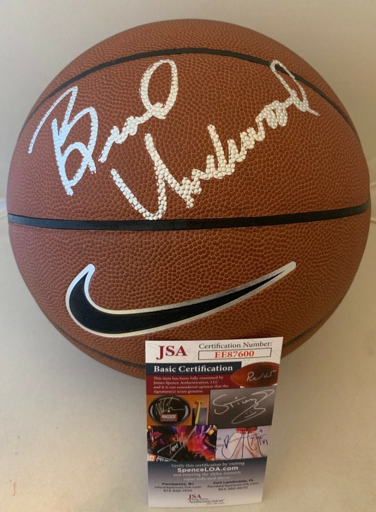Brad Underwood Illinois signed Kansas State Wildcats F/S Basketball Ball JSA