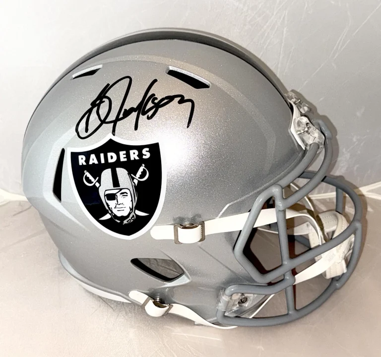 Bo Jackson signed Raiders Full Size Helmet autographed JSA Witnessed COA