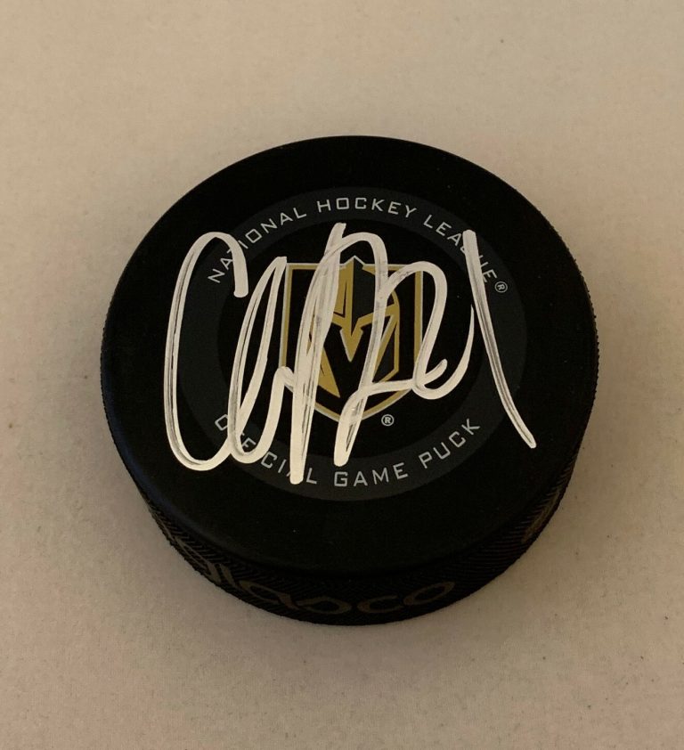 Cody Eakin signed Las Vegas Golden Knights Official Game puck autographed