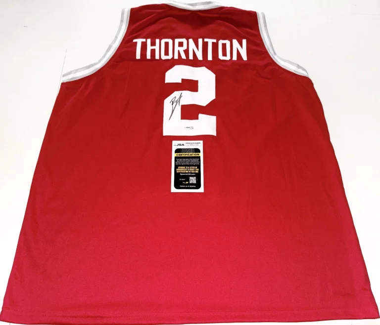 Bruce Thornton Ohio State Buckeyes signed Custom jersey autographed JSA COA