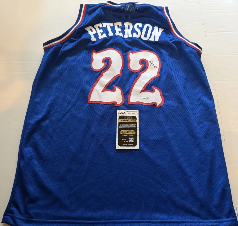 Darryn Peterson Kansas Jayhawks signed Custom jersey autographed JSA