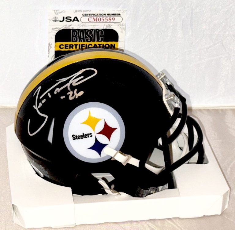 Deshea Townsend signed Pittsburgh Steelers mini helmet autographed JSA COA