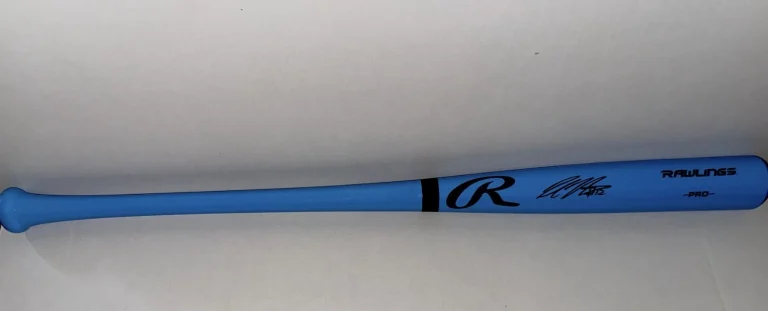 Colson Montgomery White Sox signed F/S Blue Fathers Day Bat Beckett Witnessed