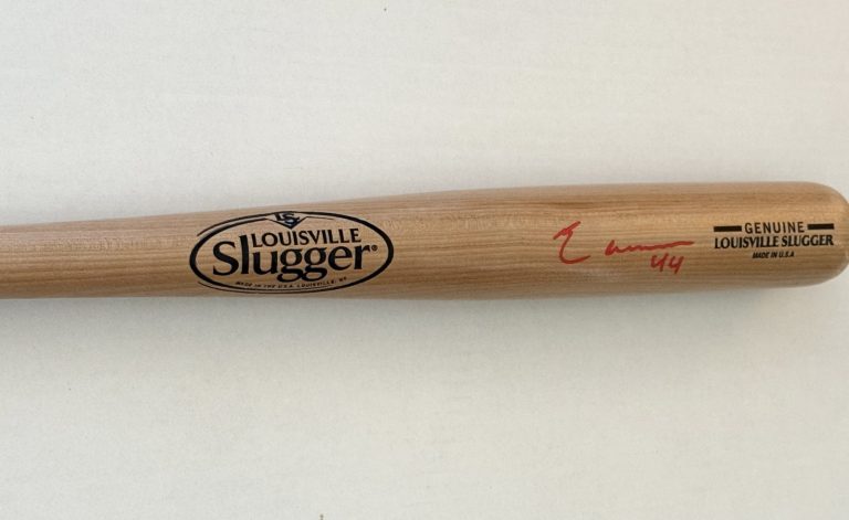 Elly De La Cruz Cincinnati Reds signed Louisville Slugger Bat Beckett Witnessed