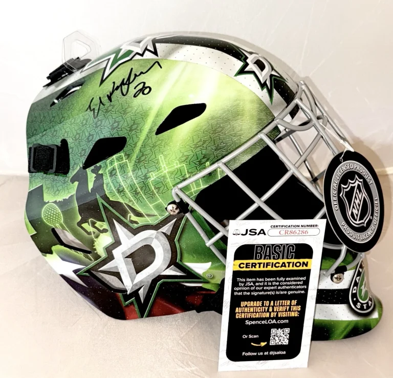 Ed Belfour signed Dallas Stars Full Size Goalie Mask autographed JSA