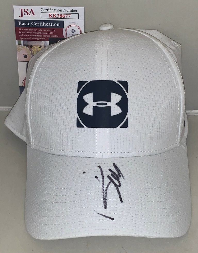 Jordan Spieth PGA signed Under Armour Golf Hat autographed Masters JSA