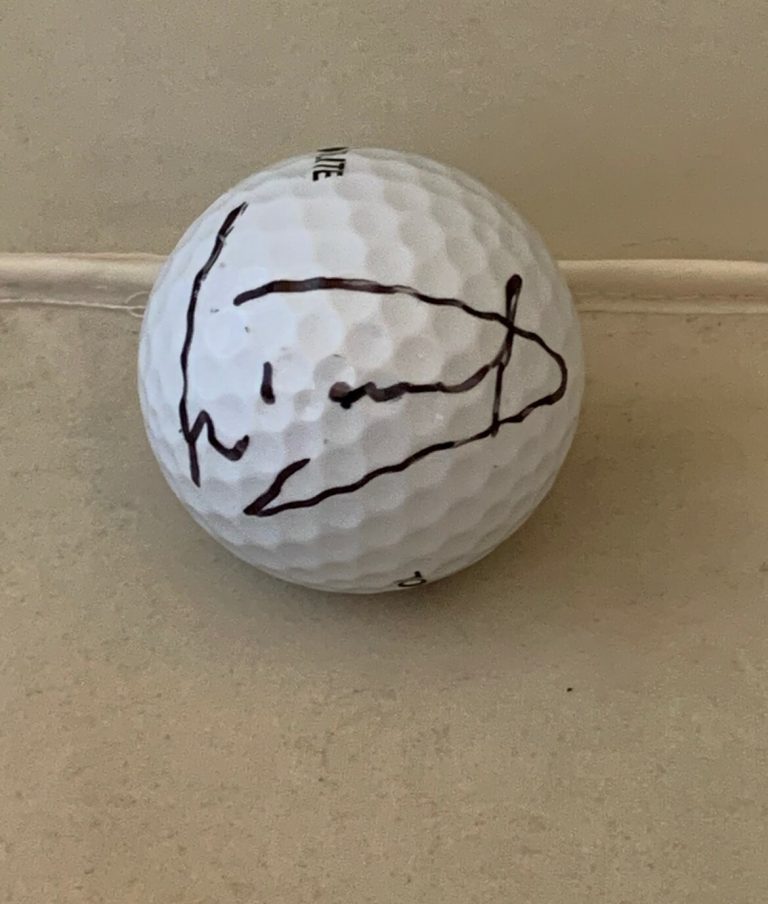 Luke Donald PGA signed Top Flite Golf Ball autographed