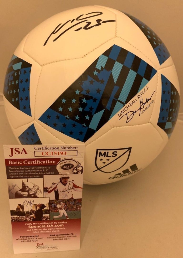 Nemanja Nikolic Chicago Fire signed MLS Soccer Ball autographed JSA